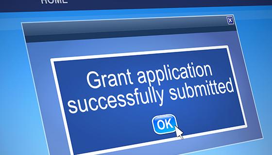 Grant application successfully submitted